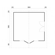 410 x 380cm 34mm Florence Palmako Cabins